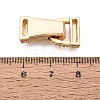 Brass Magnetic Fold Over Clasps KK-Q074-16G-3