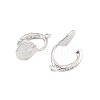 Brass Clip-on Earring Findings KK-K371-27A-P-2