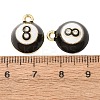 Alloy Rhinestone Pendants AL-CBA7256-02G-2