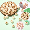 Natural Unfinished Wood Beads WOOD-SP0001-62D-7