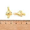 Brass Micro Pave Cubic Zirconia Pendants KK-G533-17G-01-3