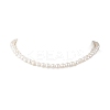 Natural Cultured Freshwater Pearl Two Sides Polished Beaded Necklaces for Women NJEW-JN05334-01-3