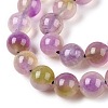 Dyed Natural White Jade Beads Strands G-T138-8mm-210-27-3
