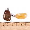 Natural & Synthetic Mixed Gemstone Pendants G-Q172-03P-3