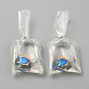 Transparent Resin Big Pendants LS-RESI-TAC0024-01E-1