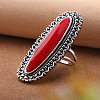 Alloy and Resin Finger Rings FS-WGB9ABA-05-4