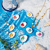 32Pcs Summer Beach Natural Shell Pendants FIND-SC0012-34-4