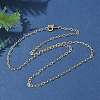 1/20 14K Gold Filled Cable Chain Necklaces for Women Men NJEW-Z068-08G-2