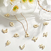 26Pcs 26 Styles Rack Plating Brass Balloon Letter Pendants KK-BBC0018-48-3