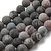Natural Weathered Agate Beads Strands G-P538-A01-08-1