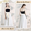 Satin Cloth Ribbon Wrap Around Chain Belt AJEW-WH0314-198B-5