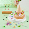 100Pcs 20 Styles Two Tone Transparent Spray Painted Glass Pendants GLAA-TA0002-07-8