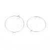 Ion Plating(IP) 316L Surgical Stainless Steel Hoop Earring Findings LS-X-STAS-D164-01RG-2