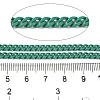 Spray Painted 304 Stainless Steel Curb Chains STAS-B067-05B-10-2