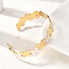 304 Stainless Steel Cuff Bangles for Women BJEW-F509-03A-G-3
