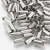 Tarnish Resistant 201 Stainless Steel Cord Ends LS-X-STAS-S028-35-1