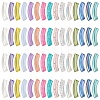 150Pcs 15 Styles Mixed Style Rainbow Iridescent Acrylic Beads OACR-YW0003-19-2