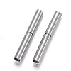 Tarnish Resistant 304 Stainless Steel Bayonet Clasps X-STAS-F108-12P-2.2mm-1