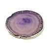 Natural Agate Coaster AJEW-NH0001-04G-02-2