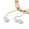 3Pcs 3 Style Natural Mixed Gemstone Cube Braided Bead Bracelets Set BJEW-TA00345-4