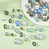 100Pcs 5 Colors Resin Sew On Rhinestones DIY-GA0007-24B-4
