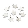 Tarnish Resistant (Defective Closeout Sale: Scratches)304 Stainless Steel Charms STAS-XCP0001-34-1