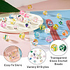 30Pcs 15 Style Transparent Glass Enamel Beads GLAA-KS0001-09-5