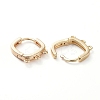 Brass Huggie Hoop Earring Findings LS-KK-E783-09G-1