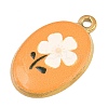 Printed 304 Stainless Steel Pendants SA-CBA7467-02A-G-2