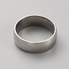 201 Stainless Steel Simple Plain Band Ring for Men Women RJEW-WH0015-02F-2