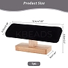 Bamboo Velvet T-Bar Bracelet Display Stands BDIS-WH0002-08-2
