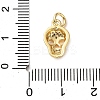 Brass Micro Pave Cubic Zirconia Charms KK-I383-08G-04-3