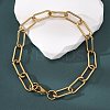 304 Stainless Steel Paperclip Chains STAS-I146-01G-1
