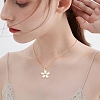 50Pcs 5 Colors Alloy Enamel Pendants ENAM-CJ0002-39-5