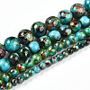 Baking Paint Glass Beads Strands DGLA-N003-10mm-B08-2
