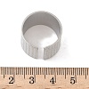 304 Stainless Steel Open Cuff Rings RJEW-A079-01D-P-5