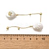 Crown Brass Stud Earrings EJEW-Z086-14G-5