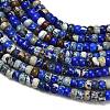 Dyed Natural Imperial Jasper Beads Strands G-P600-A01-01B-4