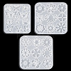 3Pcs 3 Styles DIY Pendant Silicone Molds SIMO-TA0001-14-3