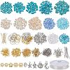 DIY Sea Aniaml Synthetic Turquoise  Alloy Earrings/Bracelets Making Kits DIY-AR0004-12-1