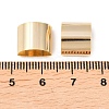 Brass Tube Beads KK-C163-19G-3