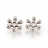 Tibetan Style Alloy Spacer Beads TIBEB-1171-AS-LF-2