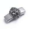 Retro 304 Stainless Steel Slide Charms/Slider Beads STAS-L243-025AS-1