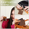 2Pcs 2 Colors Rectangle PU Leather Ring Bags ABAG-CL0001-20-5