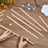 Wood Carving Waistline Edge Strips for Living Room Background Wall Decorative AJEW-GF0013-86B-3