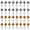 32Pcs 2 Colors Tibetan Style Alloy Pendants FIND-PH0008-38-1