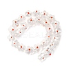 Handmade Silver Foil Glass Lampwork Beads FOIL-T001-02M-4