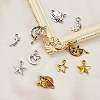 50Pcs 10 Style Starry Sky Theme Alloy Pendants FIND-YW0001-33-5