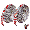2Pcs Tartan Pattern Hotfix Glass Rhinestone DIY-ME0001-63B-1