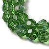 Electroplate Transparent Glass Beads Strands EGLA-A035-T6mm-L11-3
